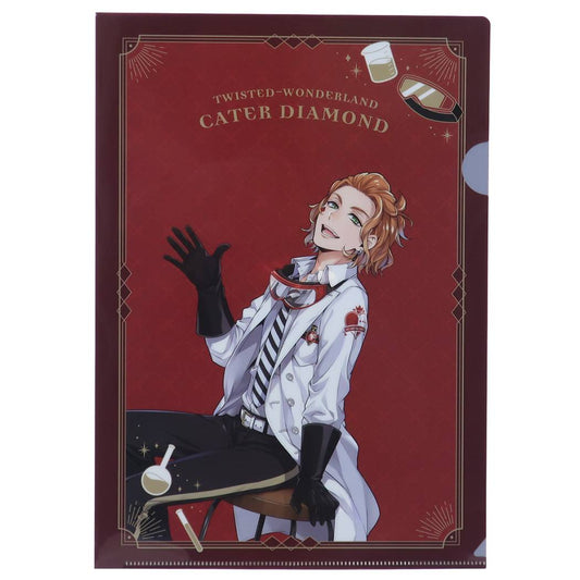 ツイステッドワンダーランド グッズ A4 シングル クリアファイル ディズニー キャラクター 実験着 ケイトダイヤモンド クリアフォルダーク