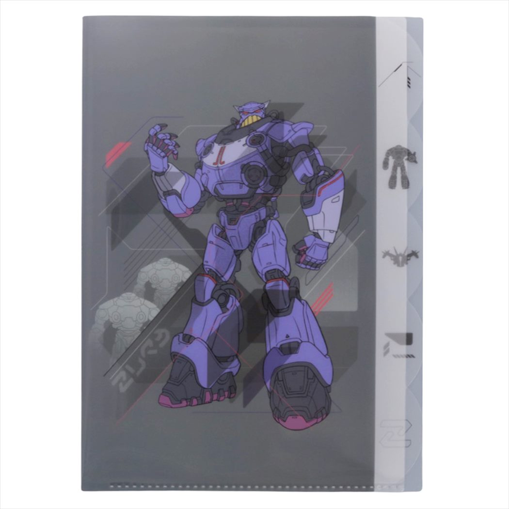 バズライトイヤー キャラクター ポケットファイル ダイカット5インデックスA4クリアファイル ザーグ プレゼント 男の子 女の子 ギフ