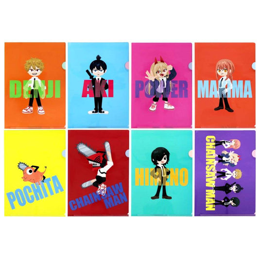 チェンソーマン A5クリアファイルコレクション全8種 8個入セット クリアフォルダー 少年ジャンプ アニメキャラクター
