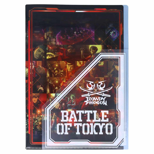 BATTLE OF TOKYO グッズ クリアフォルダー キャラクター ダイカットフラップ付クリアファイル A4 シングル R