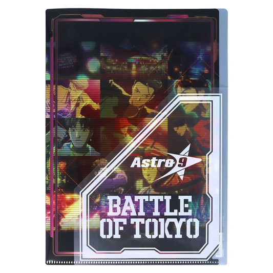 BATTLE OF TOKYO クリアフォルダー ダイカットフラップ付クリアファイル A4 シングル A サンスター文具
