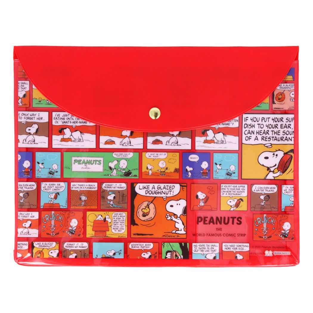 スヌーピー グッズ ポケットファイル キャラクター フラットケースA5
