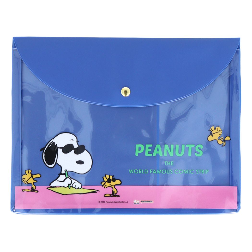 スヌーピー グッズ ポケットファイル ピーナッツ キャラクター フラットケースA5