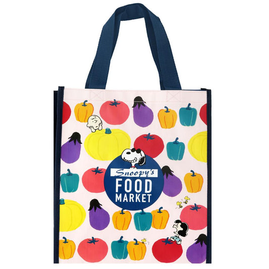 スヌーピー キャラクター エコバッグ おかいものバッグ Delicious Food Market やさい ピーナッツ プレゼント 男