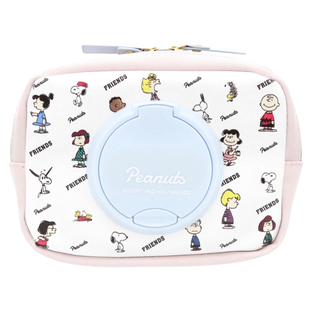 スヌーピー ピーナッツ キャラクター シートケース付き機能性ポーチ seepo PUSH フレンズ プレゼント 男の子 女の子 ギフト