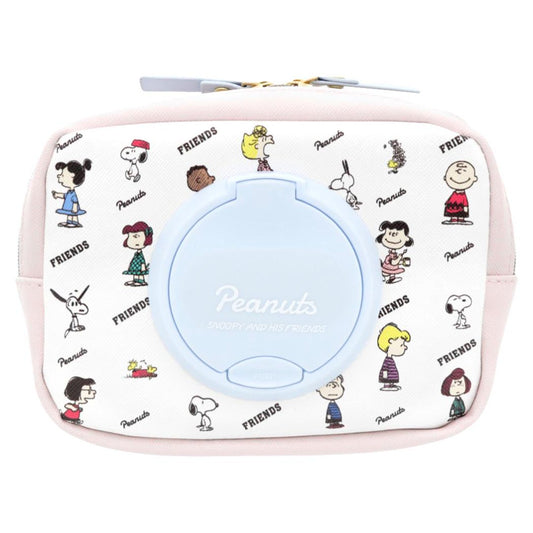 スヌーピー ピーナッツ キャラクター シートケース付き機能性ポーチ seepo PUSH フレンズ プレゼント 男の子 女の子 ギフト