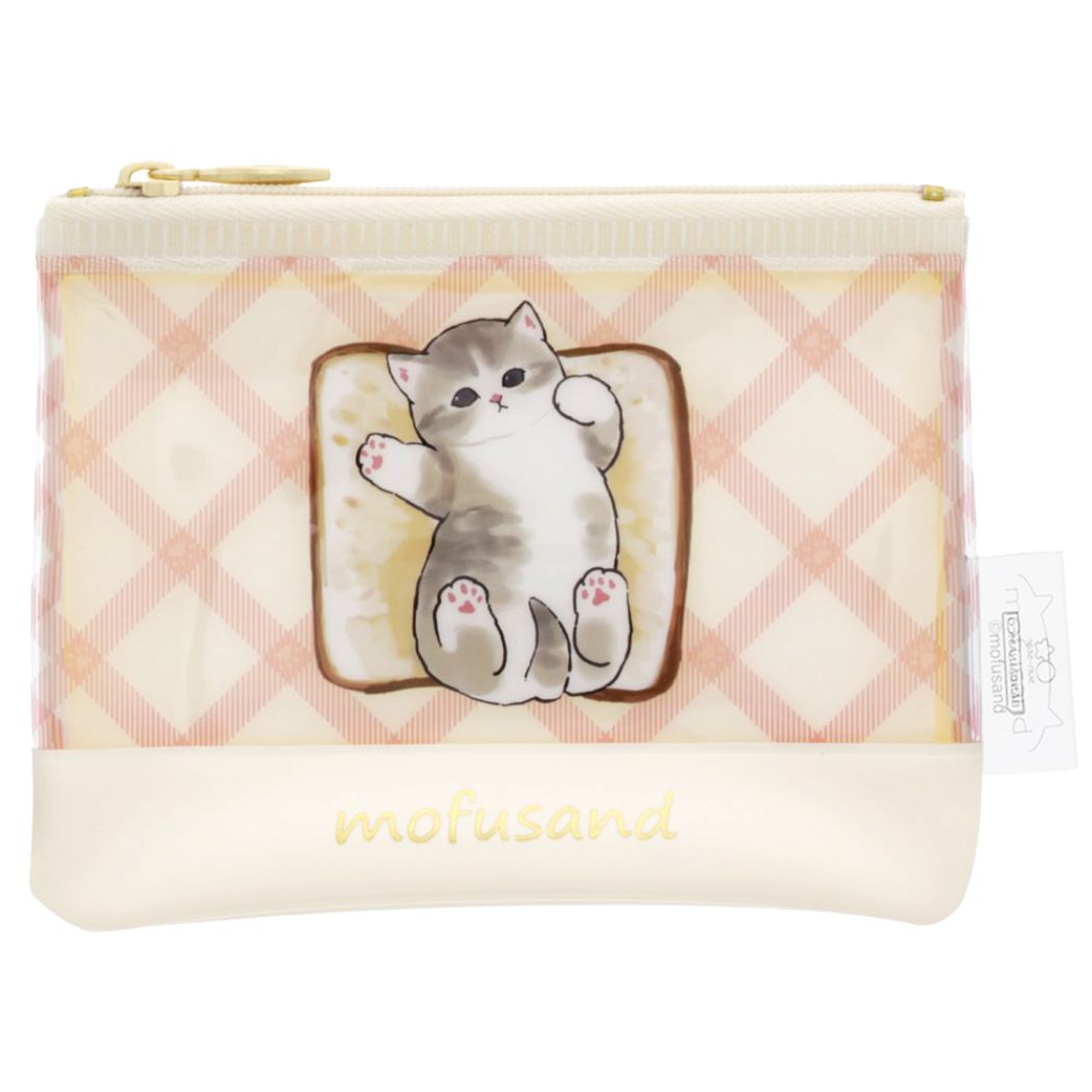 モフサンド mofusand キャラクター ミニポーチ クリアミニポーチ パン プレゼント 男の子 女の子 ギフト