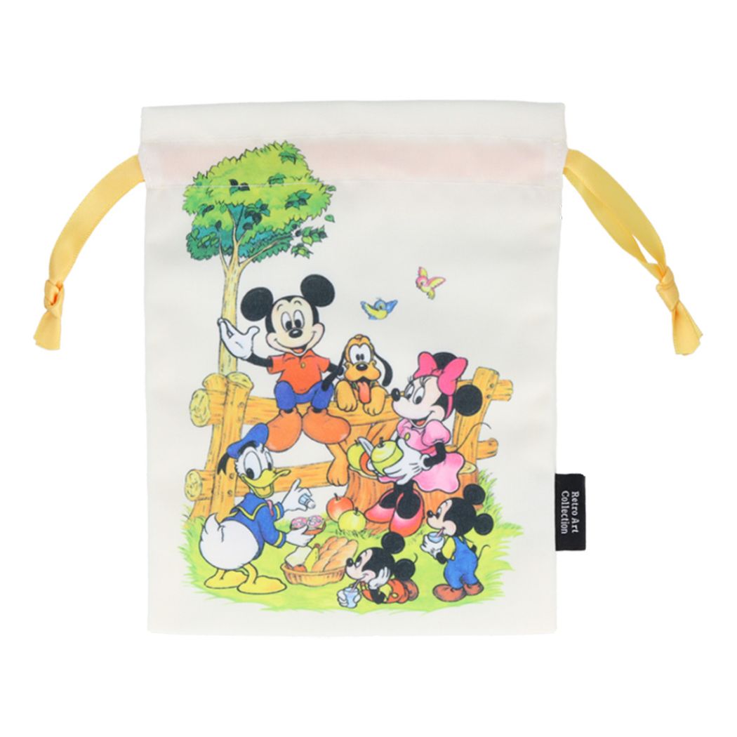 ミッキーマウス グッズ きんちゃく キャラクター 巾着袋
