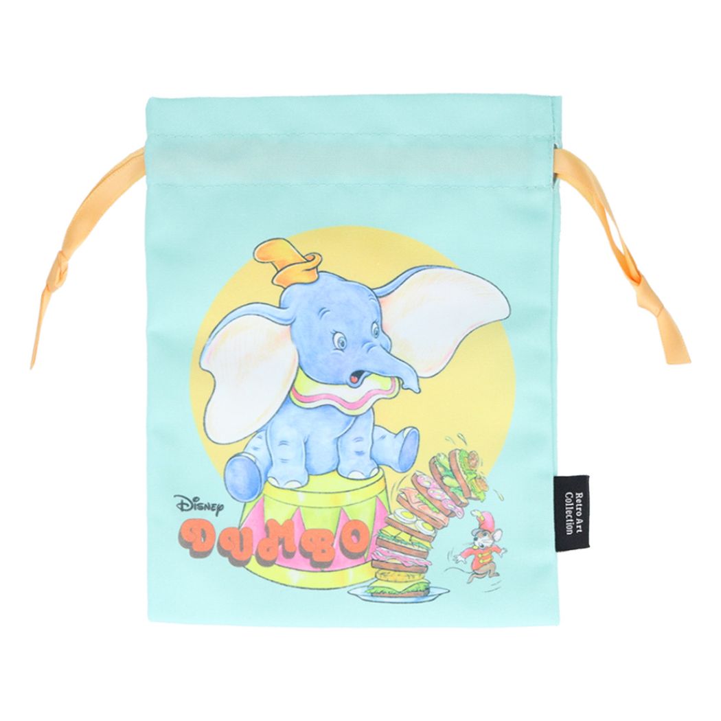 ダンボ きんちゃく 巾着袋 水彩 ディズニー サンスター文具