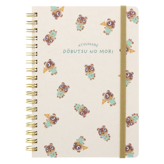リングノート あつまれどうぶつの森 WリングノートB6 アイボリー 新学期準備文具 かわいい