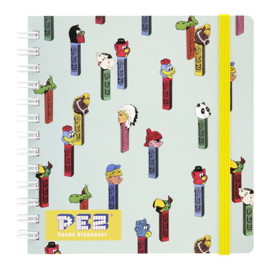 方眼ノート ペッツ PEZ スクエアリングノート アイスグリーン お菓子パッケージ サンスター文具