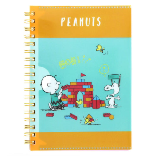 スヌーピー ポケットリングノート リングノート PEANUTS PLAY WITH COLORS4 ブロック ピーナッツ