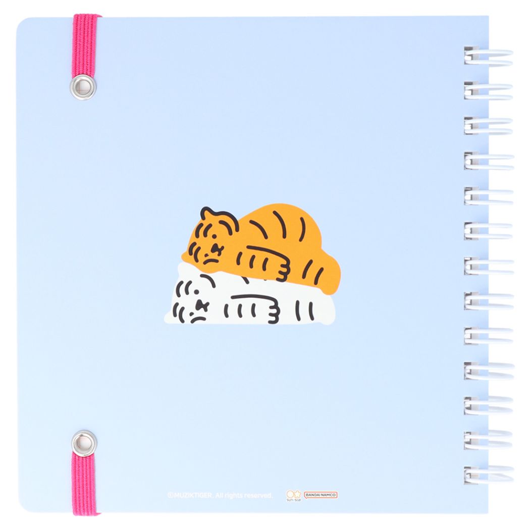 方眼ノート MUZIK TIGER　ムジークタイガー スクエアリングノート B 韓国　SNS サンスター文具