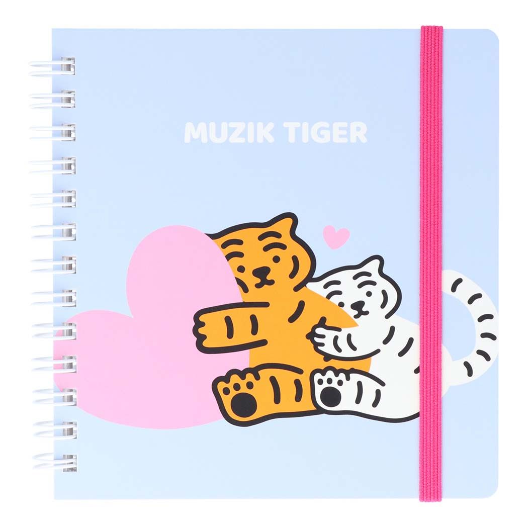 方眼ノート MUZIK TIGER　ムジークタイガー スクエアリングノート B 韓国　SNS サンスター文具