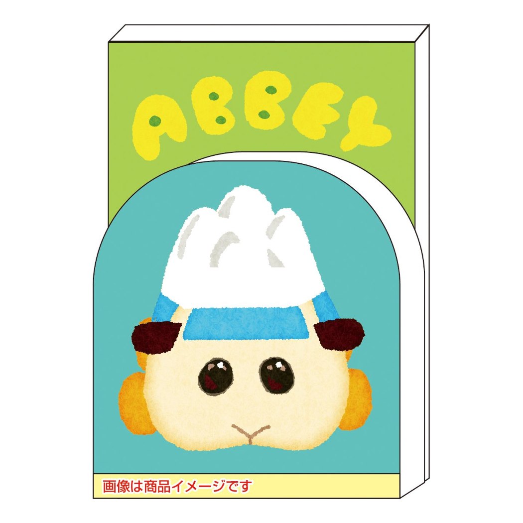 PUIPUIモルカー キャラクター メモ帳 ダイカット メモ A6 アビー プイプイモルカー グッズ プレゼント 男の子 女の子 ギフ