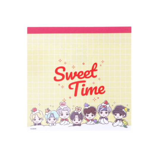 タイニータン メモ帳 スクエアメモ SweetTime A TinyTAN サンスター文具 プレゼント 男の子 女の子 ギフト