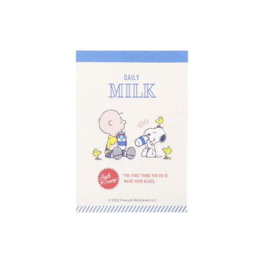 スヌーピー グッズ メモ帳 キャラクター ミニミニメモ PN Milk stand 牛乳 プレゼント 男の子 女の子 ギフト