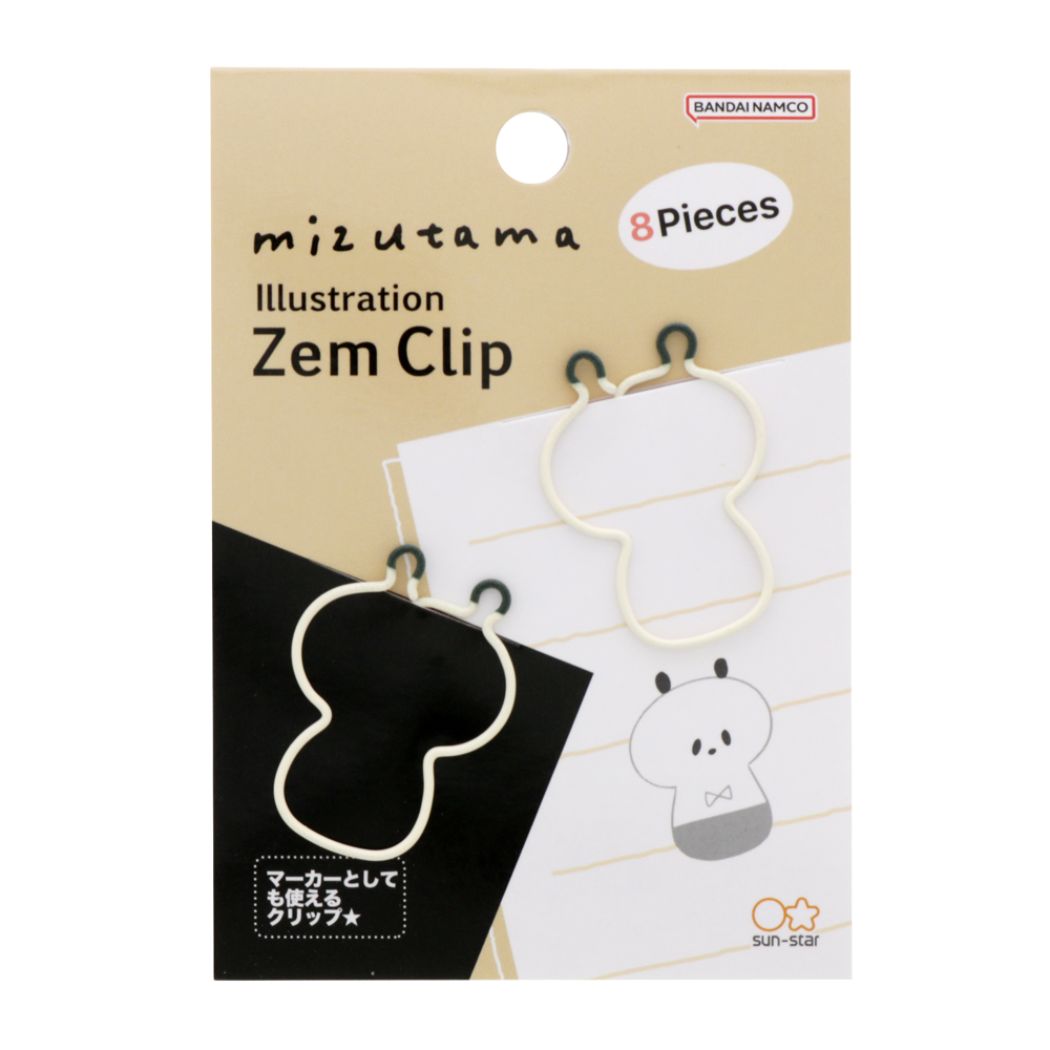 クリップ mizutama イラストゼムクリップ パンダ 新入学 事務用品