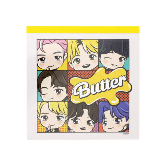 タイニータン 商品 メモ帳 キャラクター スクエアメモ Butter ホワイト 新入学