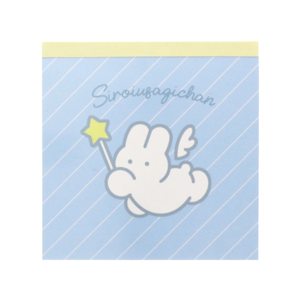 メモ帳 siroiusagichan スクエアメモ ライトブルー 新入学 サンスター文具