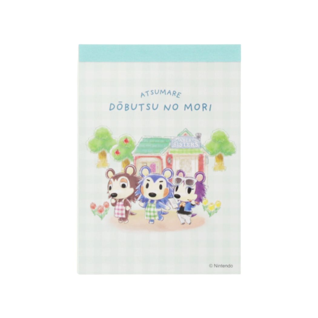 メモ帳 あつまれどうぶつの森 メモミニ ミニミニメモ エイブルシスターズ サンスター文具