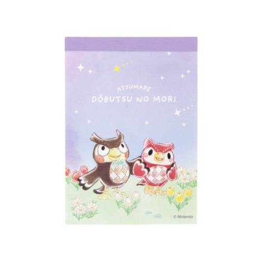 メモ帳 あつまれどうぶつの森 メモミニ ミニミニメモ フータ＆フーコ 新学期準備文具 かわいい
