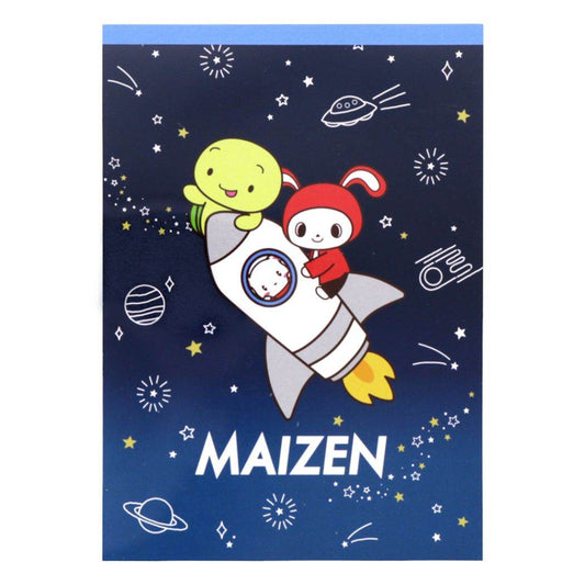 メモA6 まいぜんシスターズ メモ帳 YouTuber サンスター文具 宇宙 新入学