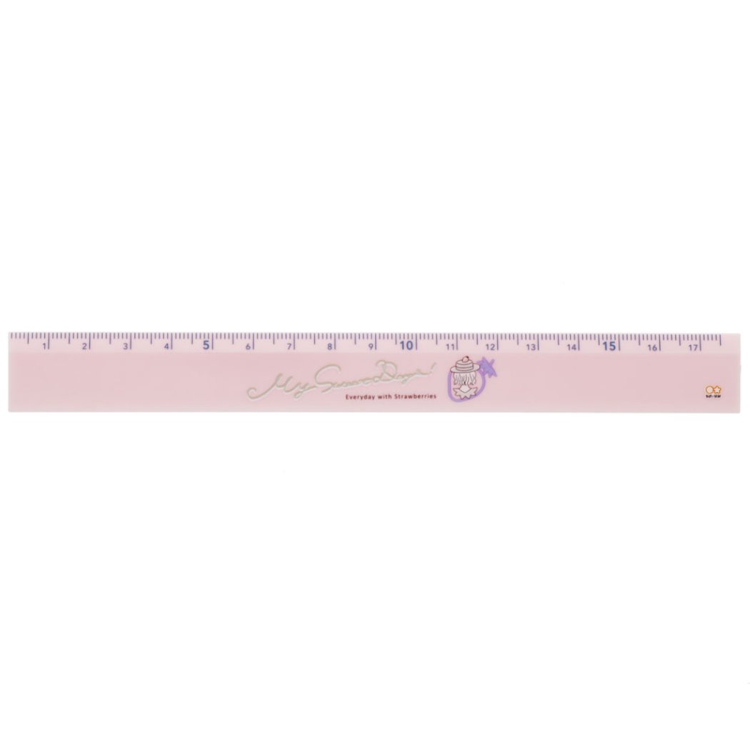 ものさし 17cm ぴったり 定規 MY SWEET DAYS ストロベリー 新入学 新学期準備文具 プレゼント 男の子 女の子 ギフ