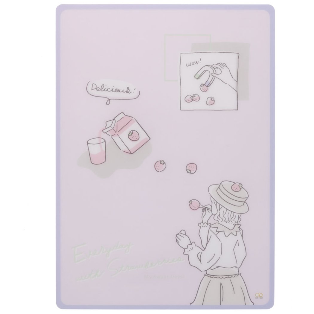 下敷き デスクパッド MY SWEET DAYS ストロベリー 新入学 サンスター文具 新学期準備文具 プレゼント 男の子 女の子 ギ