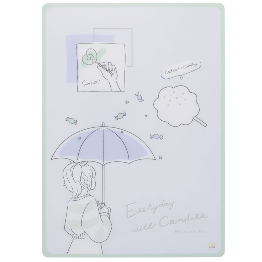下敷き 小学生 中学生 高校生 女の子 デスクパッド MY SWEET DAYS キャンディ 新入学 プレゼント 男の子 ギフト