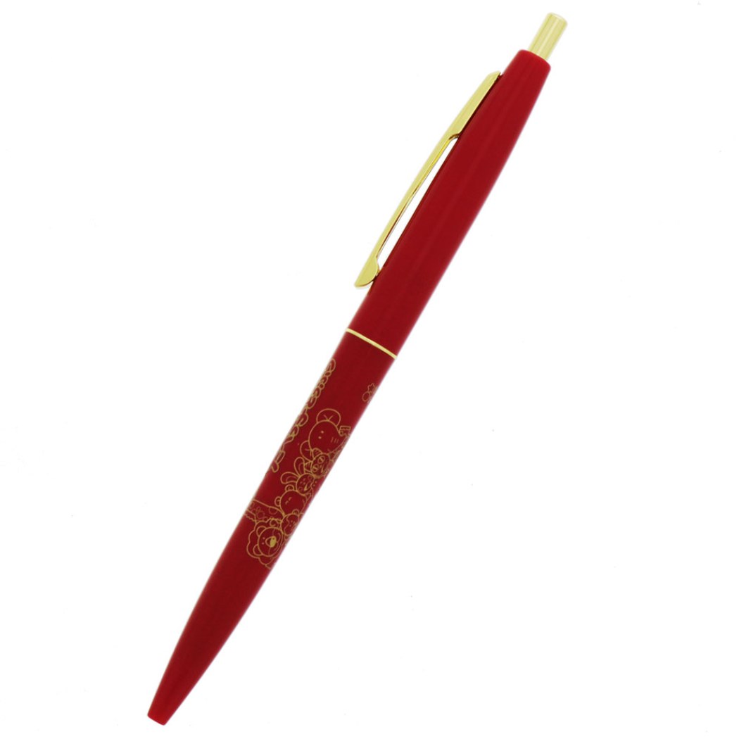 たべっ子どうぶつ 油性 黒 ボールペン BiCクリックゴールド 0.5 どうぶつ ギンビス サンスター文具 筆記用具 プレゼント 男の