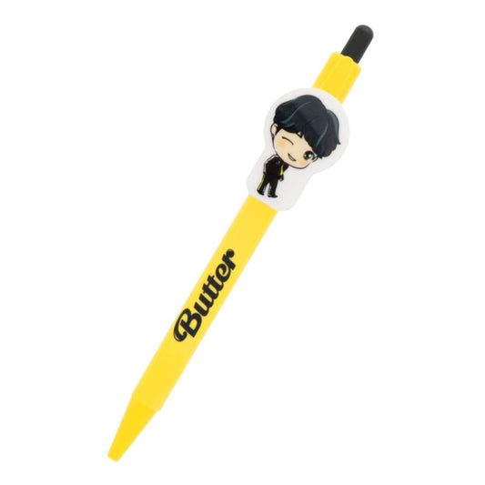 タイニータン TinyTAN キャラクター ボールペン ノック式ダイカットボールペン 0.7 Butter SUGA 新入学