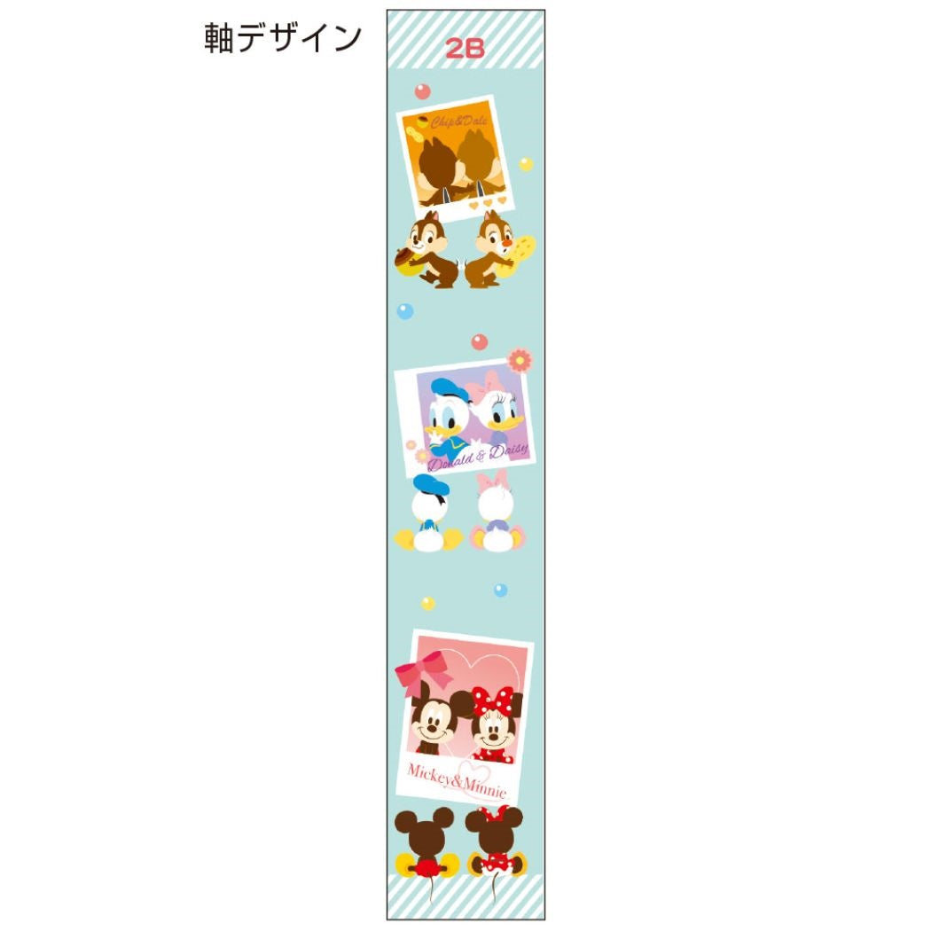 鉛筆 ディズニーキャラクターズ 丸軸 えんぴつ 2B ディズニー キャラパレ DC01 キューティヒップ 新学期準備文具 筆記用具 小学生 中学生 か