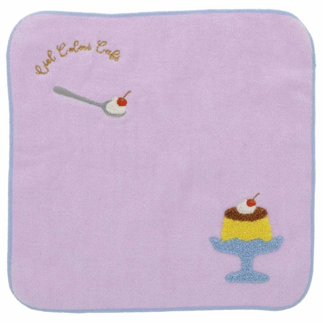 OMISE おみせ ミニタオル サガラ刺繍 ハンドタオル サンスター文具 プリン グッズ プレゼント 男の子 女の子 ギフト
