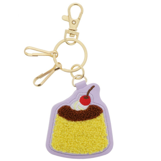 サガラ刺繍 キーリング キーホルダー OMISE おみせ プリン サンスター文具 バッグチャーム プレゼント 男の子 女の子 ギフト