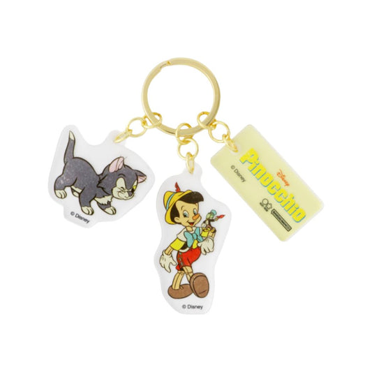 ピノキオ グッズ キーリング ディズニー キャラクター 3連アクリルキーホルダー colors プレゼント 男の子 女の子 ギフト