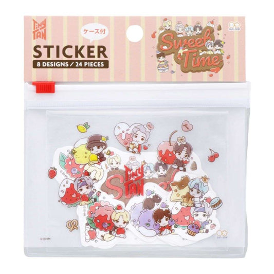 タイニータン ケース付フレークシール TinyTAN フレークシール キャラクター SweetTime B プレゼント 男の子 女の子