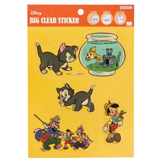 ピノキオ キャラクター ビッグシール ビッグクリアステッカー colors ディズニー プレゼント 男の子 女の子 ギフト