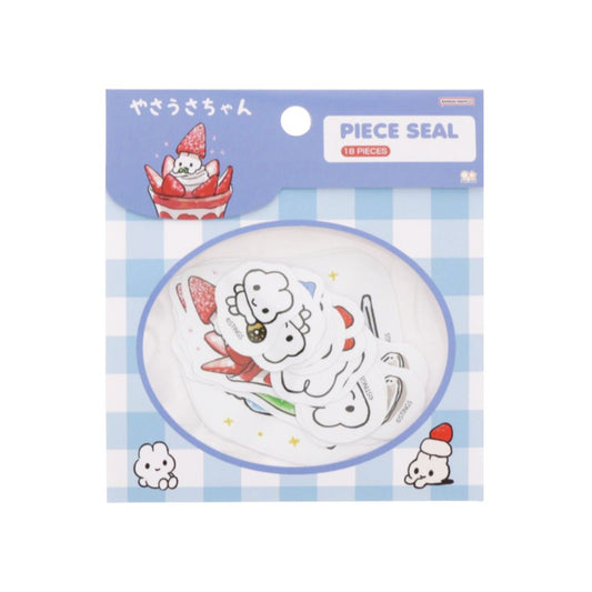フレークシール やさうさちゃん ピースシール クリームソーダ プレゼント 男の子 女の子 ギフト