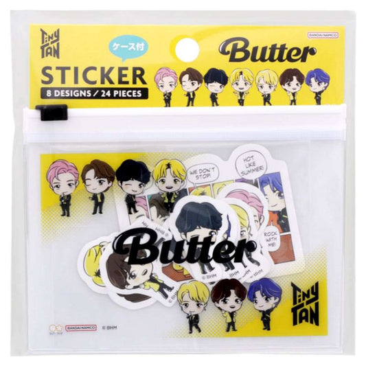 タイニータン ケース付フレークシール フレークシール Butter イエロー TinyTAN