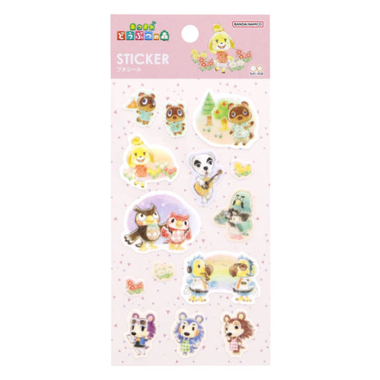 シールシート あつまれどうぶつの森 プチシール ピンク