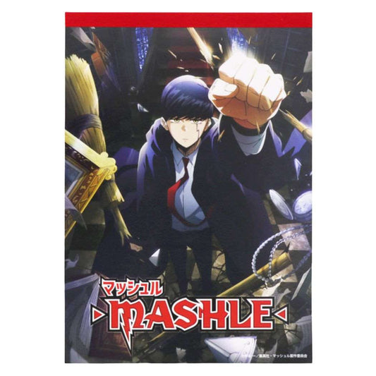ステッカー付メモ マッシュル -MASHLE- メモ帳 サンスター文具 A