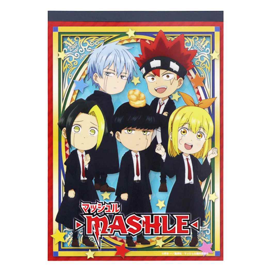 ステッカー付メモ マッシュル -MASHLE- メモ帳 サンスター文具 D