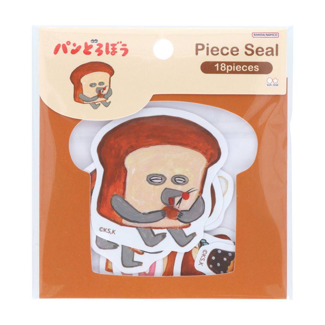 フレークシール パンどろぼう ピースシール A デコシール