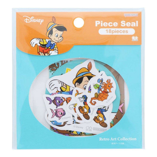 ピノキオ フレークシール ピースシール DC レトロピノキオ ディズニー サンスター文具