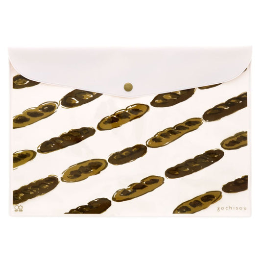 フラットケース 書類ケース gochisou サンスター文具 パン プレゼント 男の子 女の子 ギフト