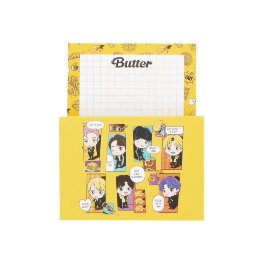 タイニータン キャラクター 手渡し手紙セット ミニレターセット Butter イエロー 新入学