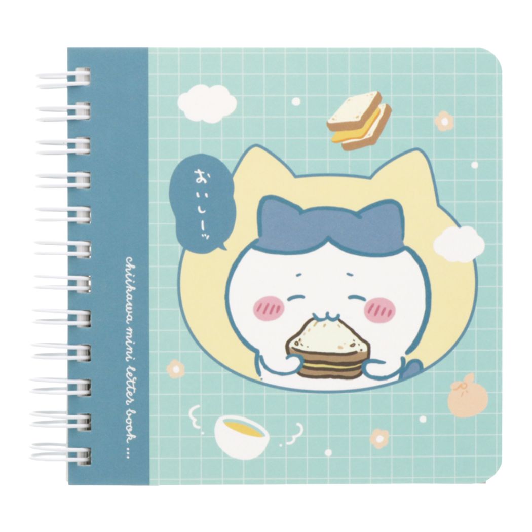 ちいかわ キャラクター 便箋 リングミニレターブック ハチワレ