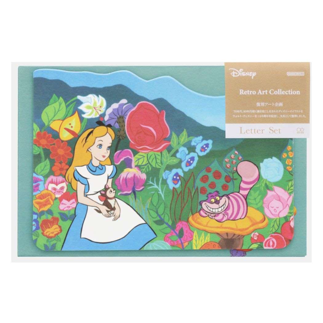ふしぎの国のアリス グッズ レターセット ディズニー キャラクター ダイカットレターセット