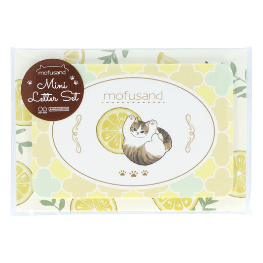 モフサンド ミニレターセット レターセット レモンティー mofusand キャラクター